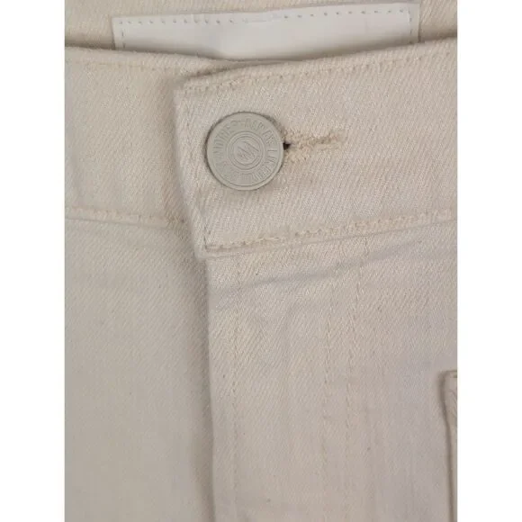 Mother Hustler Patch Pocket Flood Jeans in Act Natural Women's Size 31
